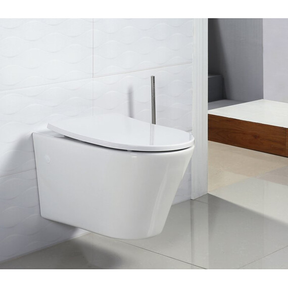 УНИТАЗ ПОДВЕСНОЙ БЕЗОБОДКОВЫЙ BELBAGNO FLAY-R