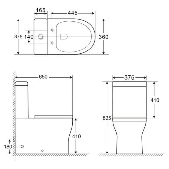 УНИТАЗ-КОМПАКТ БЕЗОБОДКОВЫЙ BELBAGNO ANCONA