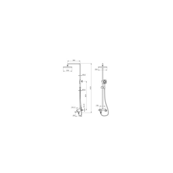 ДУШЕВАЯ СТОЙКА ORANS OLS-7550 ДУШЕВАЯ СТОЙКА ORANS OLS-7550