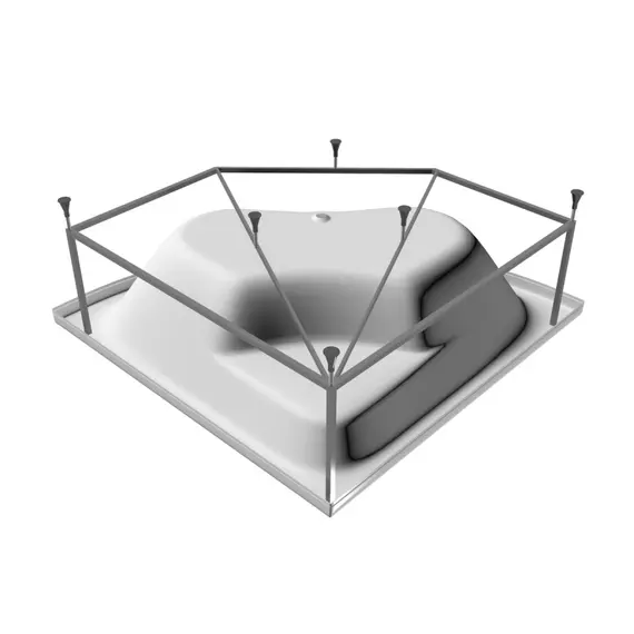 ВАННА АКРИЛОВАЯ VAYER BRYZA 140X140