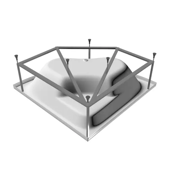 ВАННА АКРИЛОВАЯ VAYER IRYDA 150X150