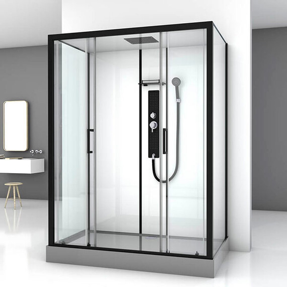 ДУШЕВАЯ КАБИНА BLACK & WHITE GALAXY G8010 85Х160Х215 ДУШЕВАЯ КАБИНА BLACK & WHITE GALAXY G8010 85Х160Х215