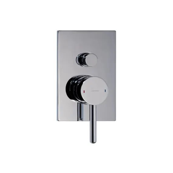 СМЕСИТЕЛЬ ДЛЯ ВАННЫ СКРЫТОГО МОНТАЖА КВАДРАТ (ХРОМ)