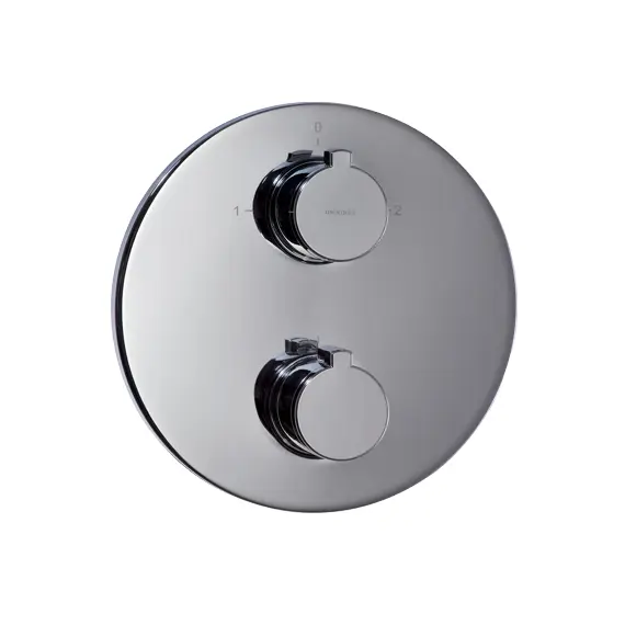 СМЕСИТЕЛЬ ТЕРМОСТАТИЧЕСКИЙ ДЛЯ ВАННЫ СКРЫТОГО МОНТАЖА КРУГ (ХРОМ)