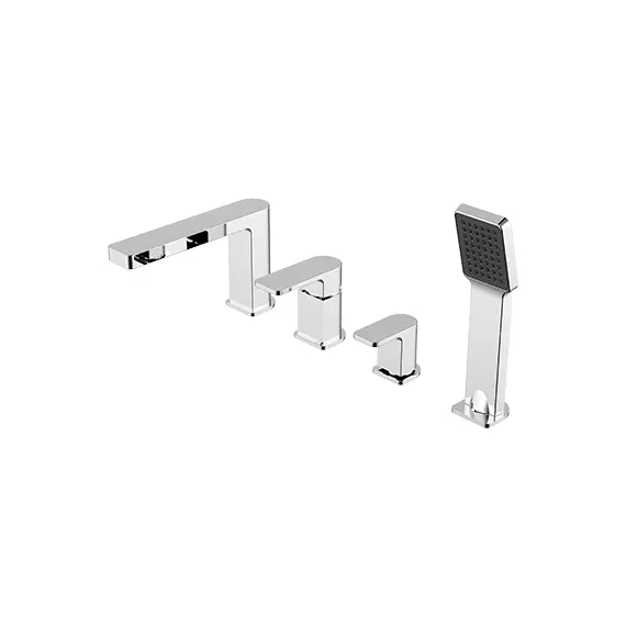 СМЕСИТЕЛЬ ДЛЯ ВАННЫ НА 4 ОТВЕРСТИЯ OMNIRES BARETTI ХРОМ