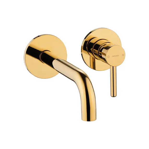 СМЕСИТЕЛЬ ДЛЯ УМЫВАЛЬНИКА СКРЫТОГО МОНТАЖА ГОРИЗОНТАЛЬНЫЙ OMNIRES Y ЗОЛОТО