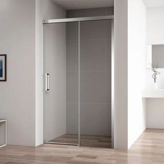 ДУШЕВАЯ ДВЕРЬ CEZARES DUET SOFT-BF-1-130-C-CR ПРОЗРАЧНОЕ СТЕКЛО