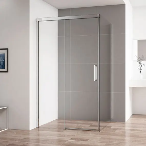 ДУШЕВОЙ УГОЛОК CEZARES DUET SOFT-A-1-100/100-C-CR-L ПРОЗРАЧНОЕ СТЕКЛО, ЛЕВЫЙ