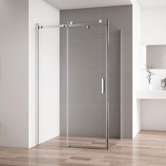 ДУШЕВОЙ УГОЛОК CEZARES STYLUS-SOFT-AH-1-130/100-C-CR ПРОЗРАЧНОЕ СТЕКЛО