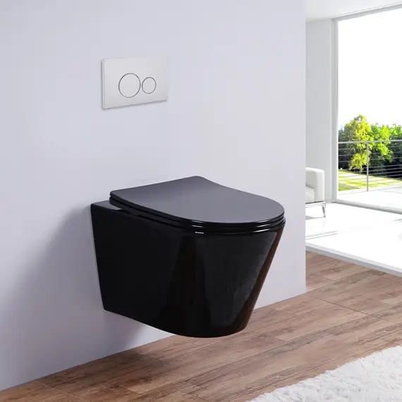 УНИТАЗ-ПОДВЕСНОЙ ESBANO CLAVEL ЧЕРНЫЙ