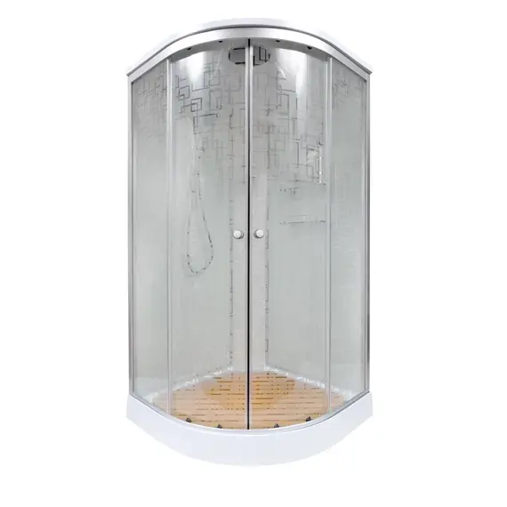 ДУШЕВАЯ КАБИНА DETO EM1590GM+EL С ГИДРОМАССАЖЕМ И ЭЛЕКТРИКОЙ