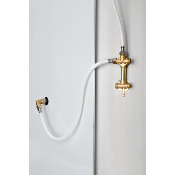 ДУШЕВАЯ КАБИНА DETO EM4511LGM+EL С ГИДРОМАССАЖЕМ И ЭЛЕКТРИКОЙ, ЛЕВАЯ