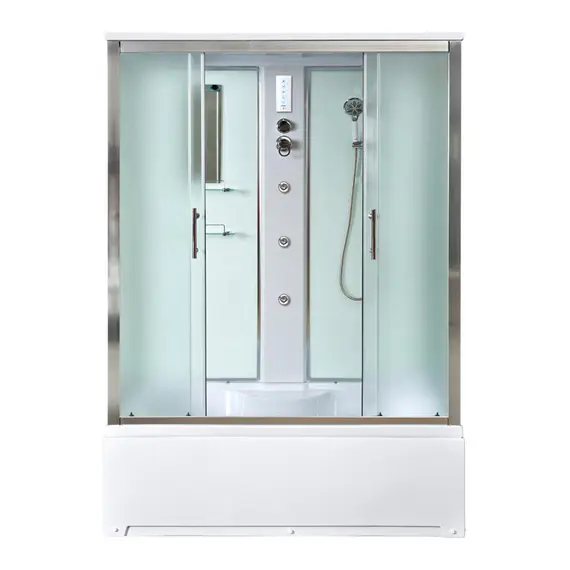 ДУШЕВАЯ КАБИНА DETO EM4515GM+EL С ГИДРОМАССАЖЕМ И ЭЛЕКТРИКОЙ