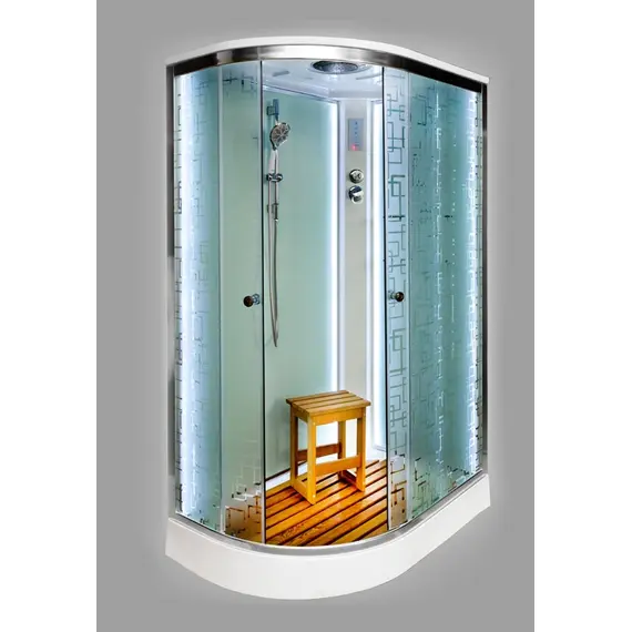 ДУШЕВАЯ КАБИНА DETO EEM1512RLED ПРАВАЯ