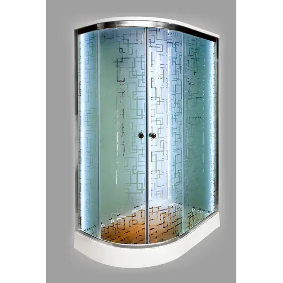 ДУШЕВАЯ КАБИНА DETO EEM1512RLED ПРАВАЯ