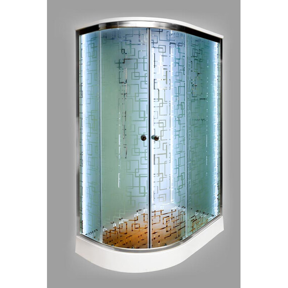 ДУШЕВАЯ КАБИНА DETO EM1511RLED ПРАВАЯ