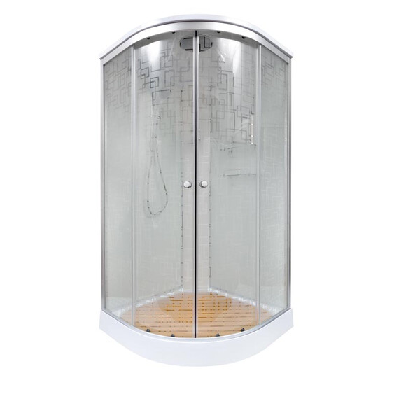 ДУШЕВАЯ КАБИНА DETO EM1510GM+EL С ГИДРОМАССАЖЕМ И ЭЛЕКТРИКОЙ