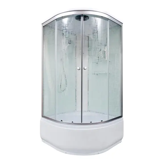 ДУШЕВАЯ КАБИНА DETO EM4510GM+EL С ГИДРОМАССАЖЕМ И ЭЛЕКТРИКОЙ