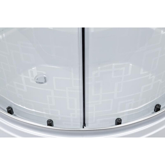 ДУШЕВАЯ КАБИНА DETO EM4510GM+EL С ГИДРОМАССАЖЕМ И ЭЛЕКТРИКОЙ