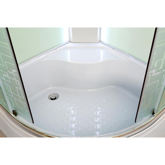 ДУШЕВАЯ КАБИНА DETO EM4510NLED+GM С ГИДРОМАССАЖЕМ