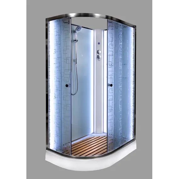 ДУШЕВАЯ КАБИНА DETO ЕМ1512RNLED ПРАВАЯ