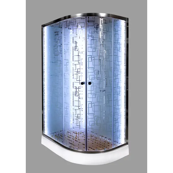 ДУШЕВАЯ КАБИНА DETO ЕМ1512LNLED ЛЕВАЯ