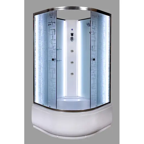 ДУШЕВАЯ КАБИНА DETO EM4590NLED+GM С ГИДРОМАССАЖЕМ