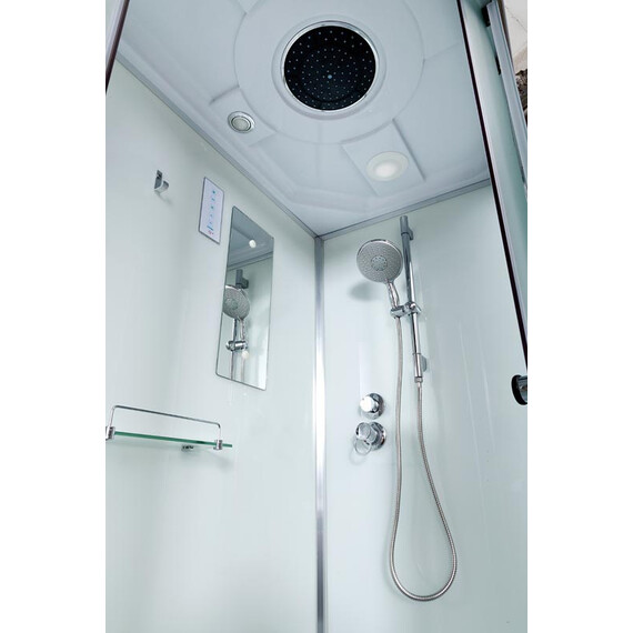 ДУШЕВАЯ КАБИНА DETO D120SREL С ЭЛЕКТРИКОЙ, ПРАВАЯ