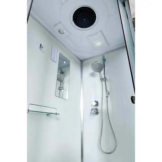 ДУШЕВАЯ КАБИНА DETO D120SREL С ЭЛЕКТРИКОЙ, ПРАВАЯ