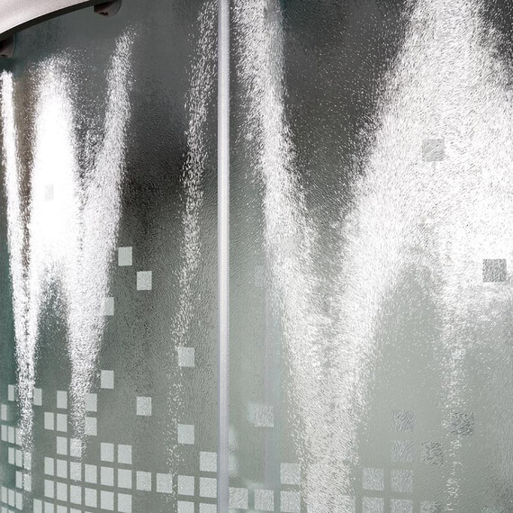 ДУШЕВАЯ КАБИНА DETO L909NGM С ГИДРОМАССАЖЕМ