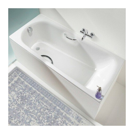 СТАЛЬНАЯ ВАННА KALDEWEI SANIFORM PLUS STAR 170X75 С ОТВЕРСТИЯМИ ПОД РУЧКИ И EASY-CLEAN