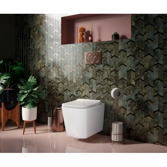 ПОДВЕСНОЙ УНИТАЗ CERAMICA NOVA CUBIC RIMLESS