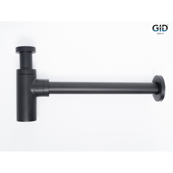 СИФОН ЧЕРНЫЙ ДЛЯ РАКОВИНЫ GID G-74BL