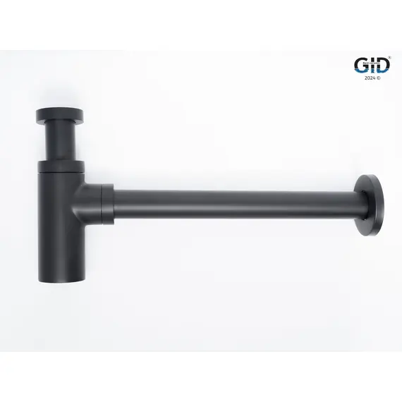 СИФОН ЧЕРНЫЙ ДЛЯ РАКОВИНЫ GID G-74BL