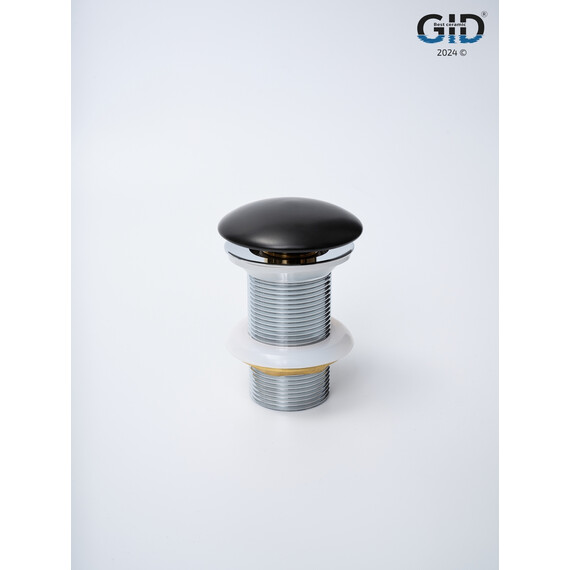 ЧЕРНЫЙ МАТОВЫЙ КЕРАМИЧЕСКИЙ ДОННЫЙ КЛАПАН GID BLM100