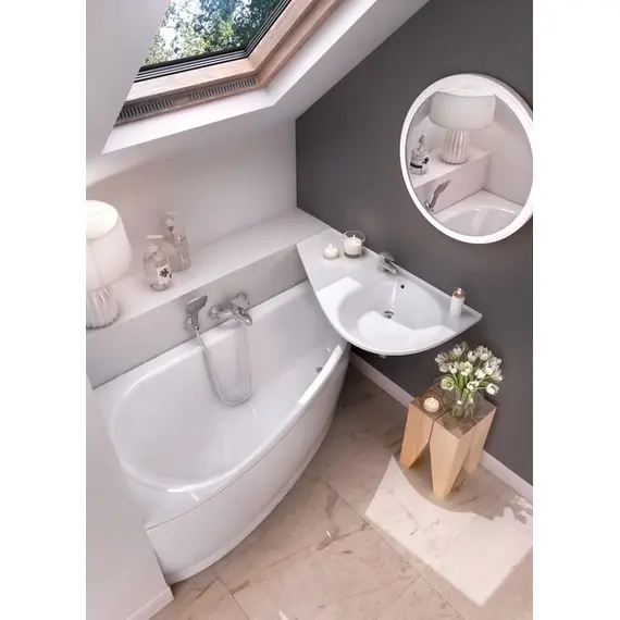 ЗЕРКАЛО RAVAK 10° 550 L БЕЛЫЙ