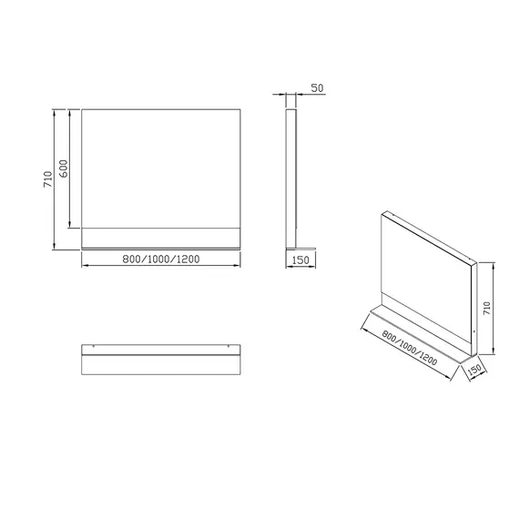 ЗЕРКАЛО RAVAK FORMY 1200 ОРЕХ