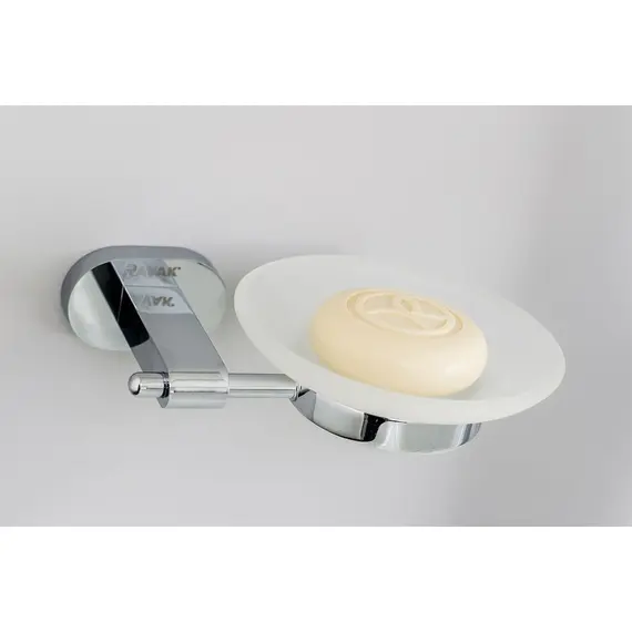 ДЕРЖАТЕЛЬ С МЫЛЬНИЦЕЙ (СТЕКЛО) RAVAK CR 200.00