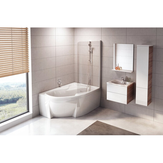 ШКАФ БОКОВОЙ RAVAK SB 350 ROSA II КАППУЧИНО/БЕЛЫЙ