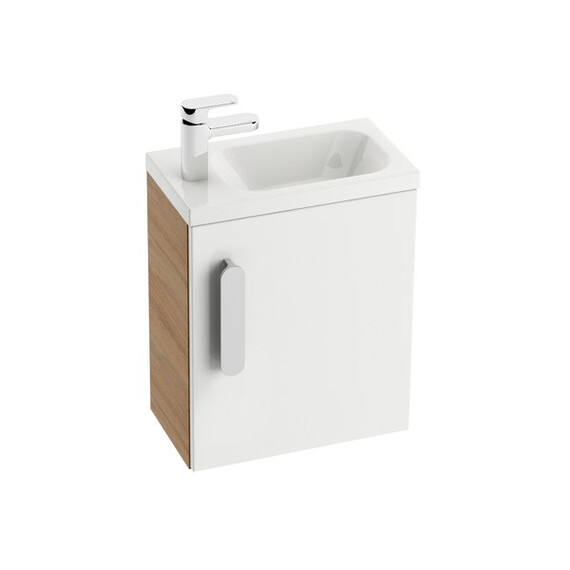 ТУМБА ПОД УМЫВАЛЬНИК RAVAK SD 400 CHROME БЕЛАЯ/БЕЛАЯ