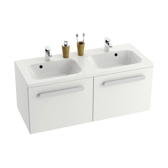 ТУМБА ПОД УМЫВАЛЬНИК RAVAK SD 1200 CHROME КАППУЧИНО/БЕЛАЯ