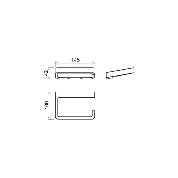 ДЕРЖАТЕЛЬ ДЛЯ ТУАЛЕТНОЙ БУМАГИ RAVAK TD 400.00