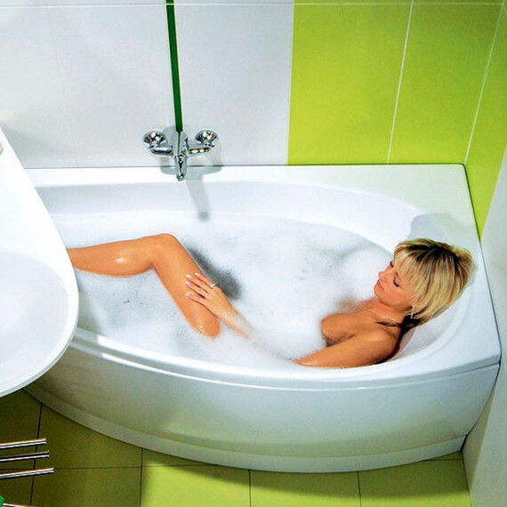 ВАННА АСИММЕТРИЧНАЯ RAVAK AVOCADO 160X75 R