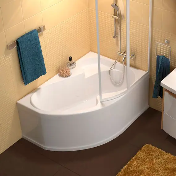 ВАННА АСИММЕТРИЧНАЯ RAVAK ROSA I 140X105 L