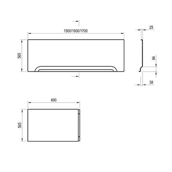 ВАННА АКРИЛОВАЯ RAVAK CLASSIC 160X70