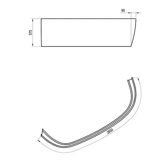 ВАННА АСИММЕТРИЧНАЯ RAVAK LOVE STORY II 139X196 L