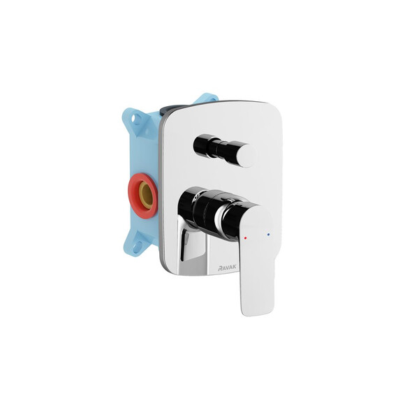 СМЕСИТЕЛЬ НАСТЕННЫЙ С ПЕРЕКЛЮЧАТЕЛЕМ RAVAK CL 065.00 ДЛЯ R-BOX