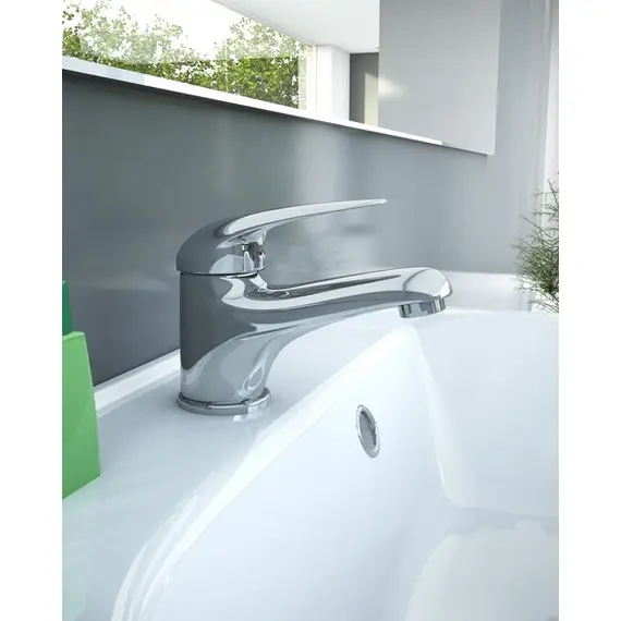 СМЕСИТЕЛЬ ДЛЯ УМЫВАЛЬНИКА С ДОННЫМ КЛАПАНОМ RAVAK SN 011.00