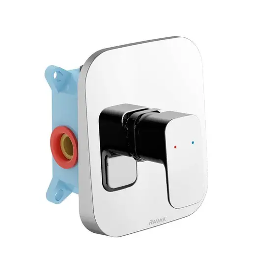 СМЕСИТЕЛЬ ВСТРОЕННЫЙ ДЛЯ ДУША БЕЗ ПЕРЕКЛЮЧАТЕЛЯ ДЛЯ R-BOX RAVAK TD F 066.00