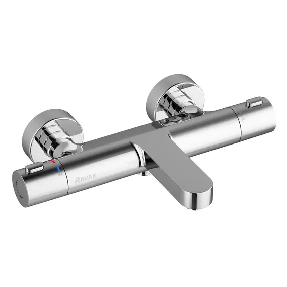 СМЕСИТЕЛЬ НАСТЕННЫЙ ТЕРМОСТАТИЧЕСКИЙ ДЛЯ ВАННЫ БЕЗ ГАРНИТУРЫ RAVAK TERMO 300 TE 023.00/150